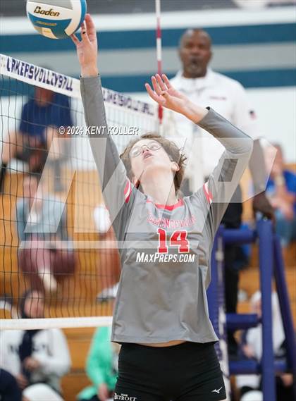 Thumbnail 2 in Midland vs. Clarenceville (Our Lady Of The Lakes Invite) photogallery.