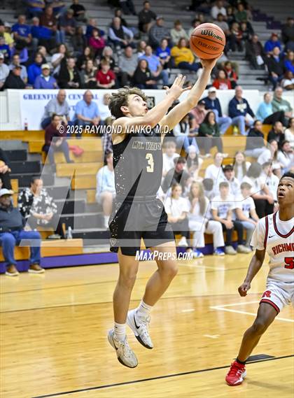 Thumbnail 1 in Mt. Vernon vs. Richmond (IHSAA 4A Section 9 First Round)  photogallery.
