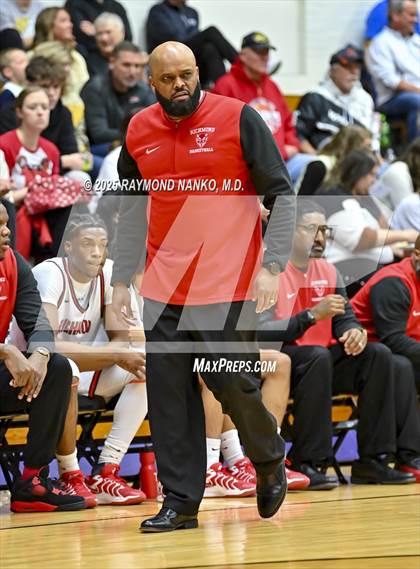 Thumbnail 3 in Mt. Vernon vs. Richmond (IHSAA 4A Section 9 First Round)  photogallery.