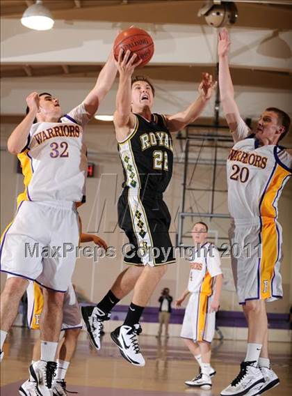 Thumbnail 3 in Royal @ Righetti (CIF SS Playoffs) photogallery.