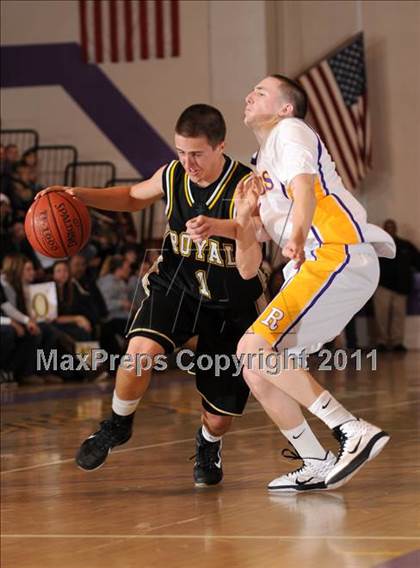 Thumbnail 1 in Royal @ Righetti (CIF SS Playoffs) photogallery.