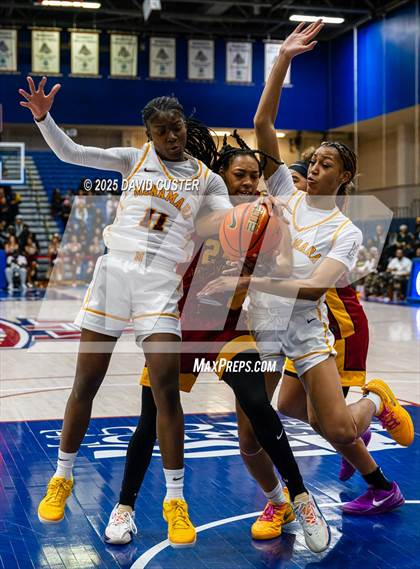 Thumbnail 2 in Bishop Ireton vs. Bishop McNamara (WCAC Final) photogallery.