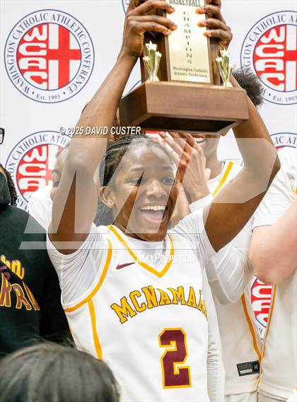 Thumbnail 2 in Bishop Ireton vs. Bishop McNamara (WCAC Final) photogallery.