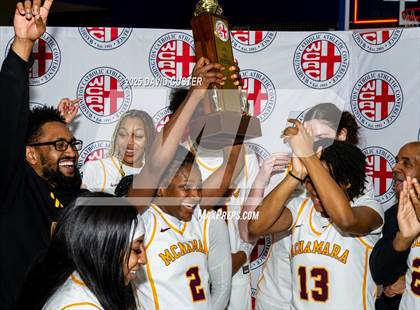 Thumbnail 1 in Bishop Ireton vs. Bishop McNamara (WCAC Final) photogallery.