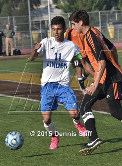 Thumbnail 1 in Summerville vs. Linden (CIF SJS D5 Final) photogallery.