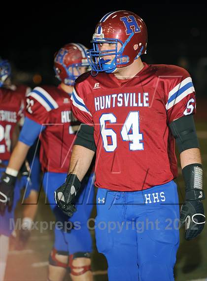 Thumbnail 3 in Vestavia Hills vs. Huntsville (AHSAA Playoff Round 2) photogallery.