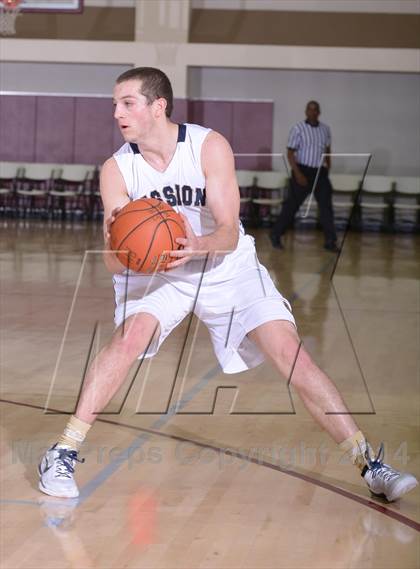 Thumbnail 2 in Mission Prep vs. Ponderosa (MaxPreps Holiday Classic) photogallery.