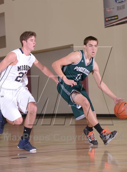 Thumbnail 3 in Mission Prep vs. Ponderosa (MaxPreps Holiday Classic) photogallery.