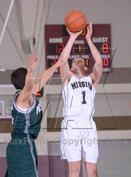 Thumbnail 3 in Mission Prep vs. Ponderosa (MaxPreps Holiday Classic) photogallery.