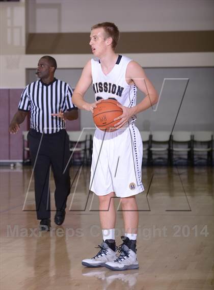 Thumbnail 1 in Mission Prep vs. Ponderosa (MaxPreps Holiday Classic) photogallery.