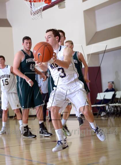 Thumbnail 2 in Mission Prep vs. Ponderosa (MaxPreps Holiday Classic) photogallery.
