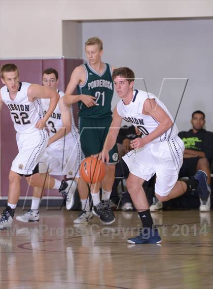 Thumbnail 3 in Mission Prep vs. Ponderosa (MaxPreps Holiday Classic) photogallery.