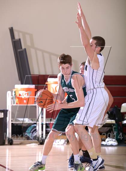 Thumbnail 2 in Mission Prep vs. Ponderosa (MaxPreps Holiday Classic) photogallery.