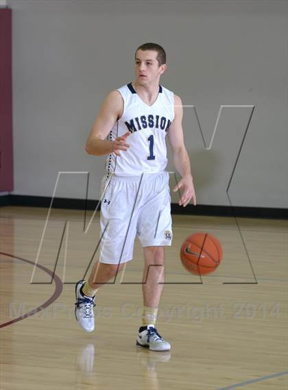 Thumbnail 2 in Mission Prep vs. Ponderosa (MaxPreps Holiday Classic) photogallery.