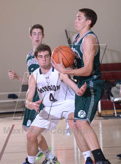 Thumbnail 2 in Mission Prep vs. Ponderosa (MaxPreps Holiday Classic) photogallery.