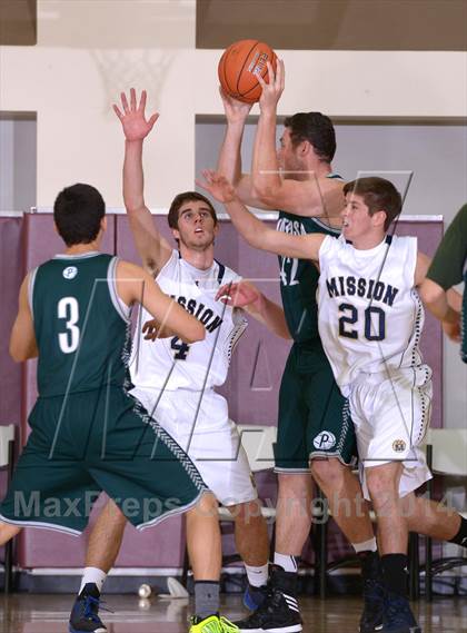 Thumbnail 3 in Mission Prep vs. Ponderosa (MaxPreps Holiday Classic) photogallery.