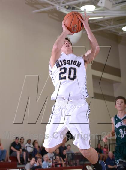 Thumbnail 3 in Mission Prep vs. Ponderosa (MaxPreps Holiday Classic) photogallery.