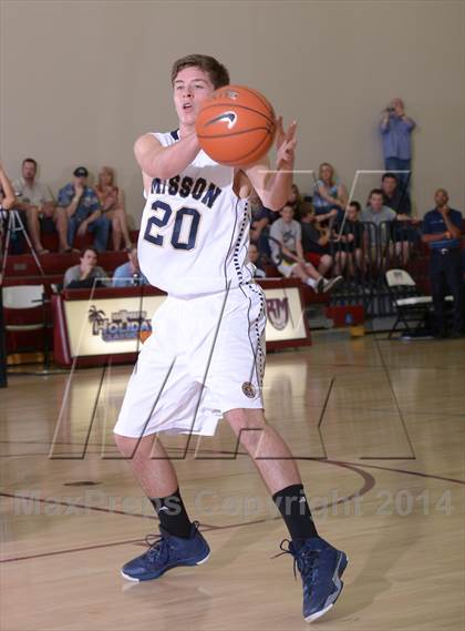 Thumbnail 1 in Mission Prep vs. Ponderosa (MaxPreps Holiday Classic) photogallery.