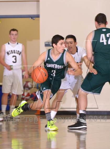 Thumbnail 1 in Mission Prep vs. Ponderosa (MaxPreps Holiday Classic) photogallery.