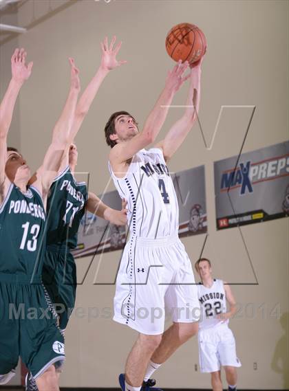 Thumbnail 3 in Mission Prep vs. Ponderosa (MaxPreps Holiday Classic) photogallery.