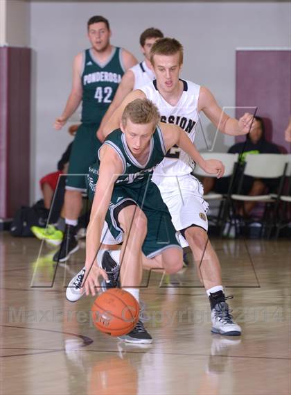 Thumbnail 1 in Mission Prep vs. Ponderosa (MaxPreps Holiday Classic) photogallery.