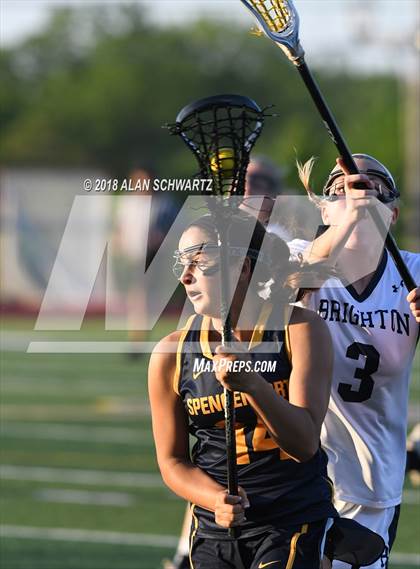 Thumbnail 2 in Spencerport vs. Brighton (Girls Sectional Final) photogallery.
