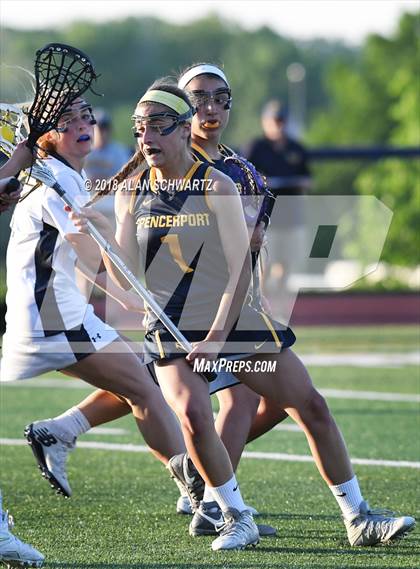 Thumbnail 2 in Spencerport vs. Brighton (Girls Sectional Final) photogallery.