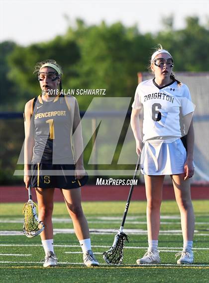 Thumbnail 2 in Spencerport vs. Brighton (Girls Sectional Final) photogallery.