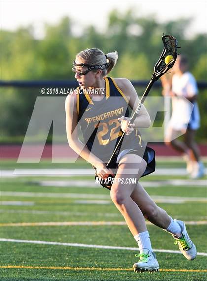 Thumbnail 3 in Spencerport vs. Brighton (Girls Sectional Final) photogallery.