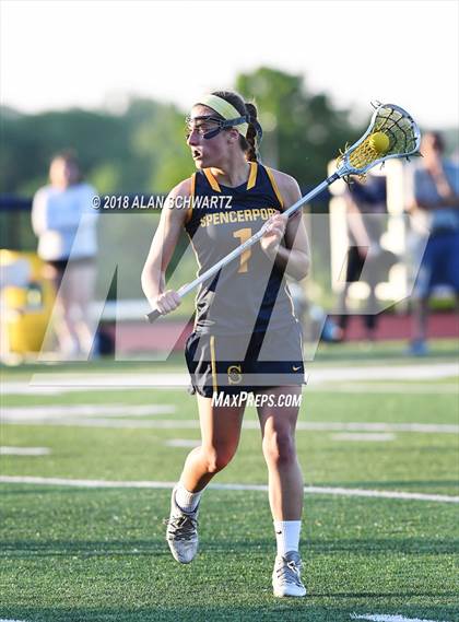 Thumbnail 2 in Spencerport vs. Brighton (Girls Sectional Final) photogallery.