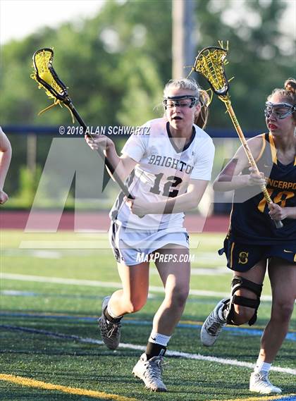 Thumbnail 3 in Spencerport vs. Brighton (Girls Sectional Final) photogallery.