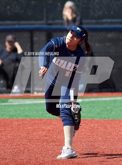Thumbnail 1 in Everett Alvarez vs. Aragon (CIF CCS D1 Round 1) photogallery.