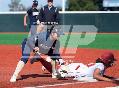 Thumbnail 2 in Everett Alvarez vs. Aragon (CIF CCS D1 Round 1) photogallery.