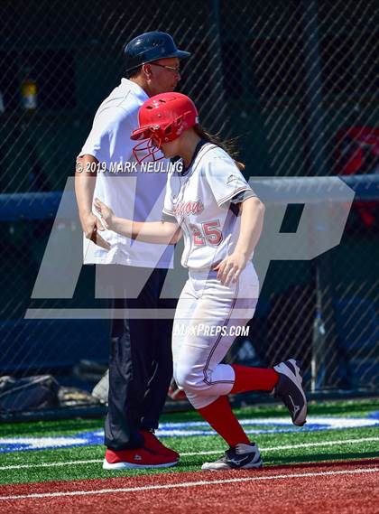 Thumbnail 2 in Everett Alvarez vs. Aragon (CIF CCS D1 Round 1) photogallery.