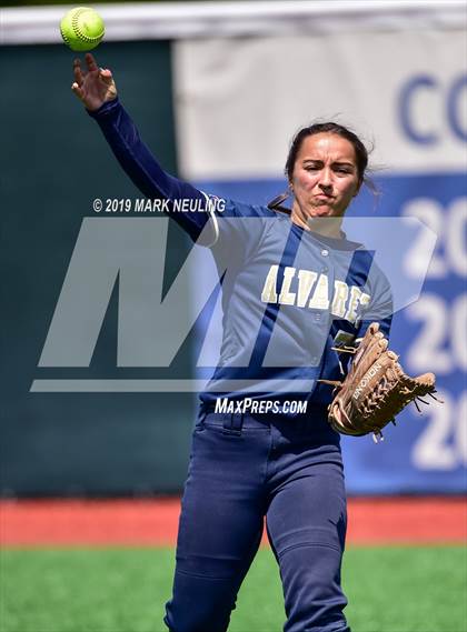Thumbnail 1 in Everett Alvarez vs. Aragon (CIF CCS D1 Round 1) photogallery.
