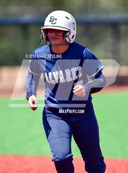 Thumbnail 2 in Everett Alvarez vs. Aragon (CIF CCS D1 Round 1) photogallery.
