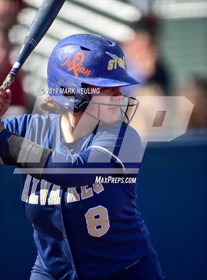 Thumbnail 1 in Everett Alvarez vs. Aragon (CIF CCS D1 Round 1) photogallery.