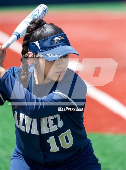 Thumbnail 2 in Everett Alvarez vs. Aragon (CIF CCS D1 Round 1) photogallery.