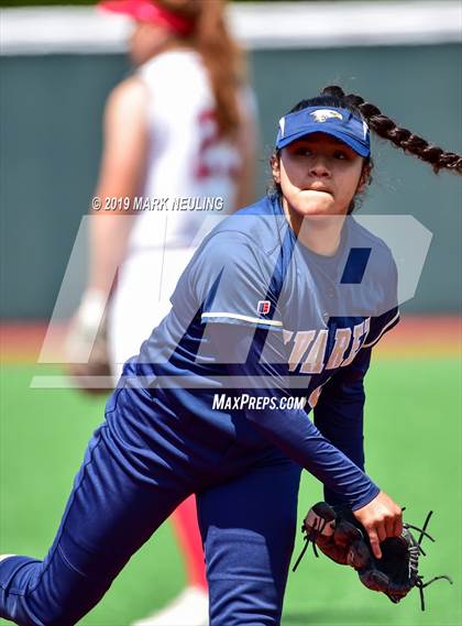Thumbnail 3 in Everett Alvarez vs. Aragon (CIF CCS D1 Round 1) photogallery.