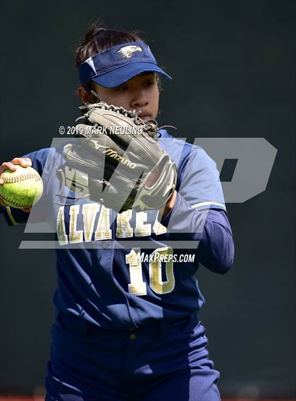 Thumbnail 2 in Everett Alvarez vs. Aragon (CIF CCS D1 Round 1) photogallery.