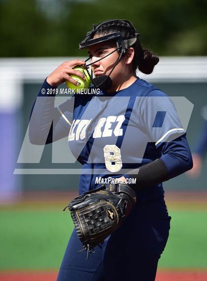 Thumbnail 3 in Everett Alvarez vs. Aragon (CIF CCS D1 Round 1) photogallery.