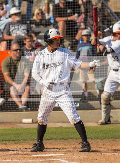 Thumbnail 1 in Huntington Beach vs. Bishop Amat (CIF Southern Section D1 Round 2 Playoff) photogallery.