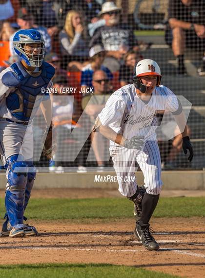 Thumbnail 1 in Huntington Beach vs. Bishop Amat (CIF Southern Section D1 Round 2 Playoff) photogallery.