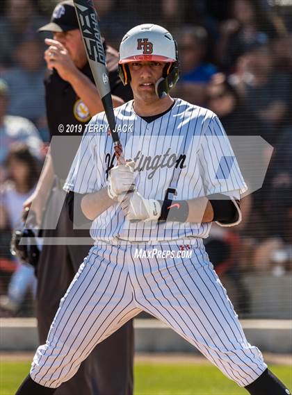 Thumbnail 3 in Huntington Beach vs. Bishop Amat (CIF Southern Section D1 Round 2 Playoff) photogallery.