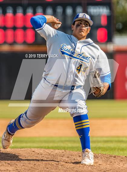 Thumbnail 1 in Huntington Beach vs. Bishop Amat (CIF Southern Section D1 Round 2 Playoff) photogallery.