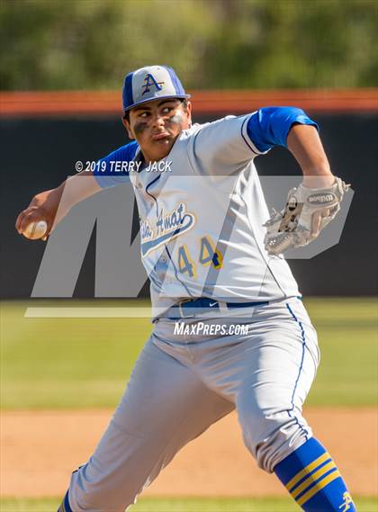 Thumbnail 2 in Huntington Beach vs. Bishop Amat (CIF Southern Section D1 Round 2 Playoff) photogallery.
