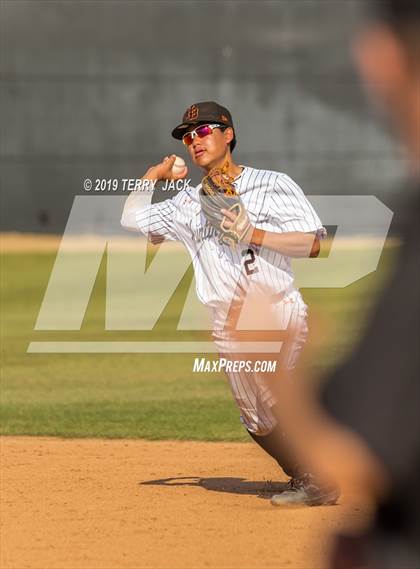 Thumbnail 3 in Huntington Beach vs. Bishop Amat (CIF Southern Section D1 Round 2 Playoff) photogallery.