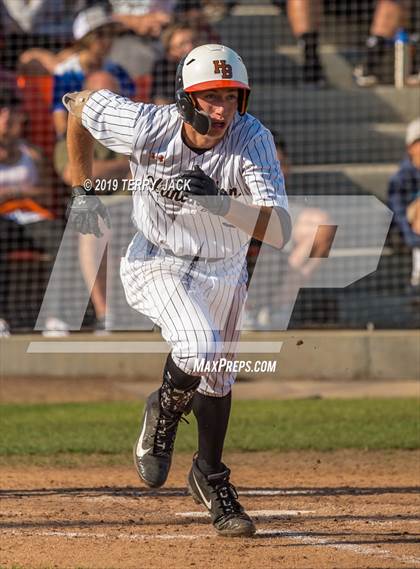 Thumbnail 2 in Huntington Beach vs. Bishop Amat (CIF Southern Section D1 Round 2 Playoff) photogallery.
