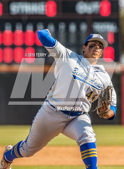 Thumbnail 3 in Huntington Beach vs. Bishop Amat (CIF Southern Section D1 Round 2 Playoff) photogallery.