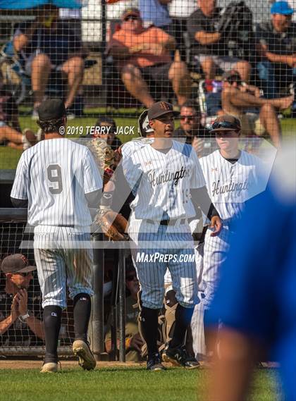 Thumbnail 3 in Huntington Beach vs. Bishop Amat (CIF Southern Section D1 Round 2 Playoff) photogallery.